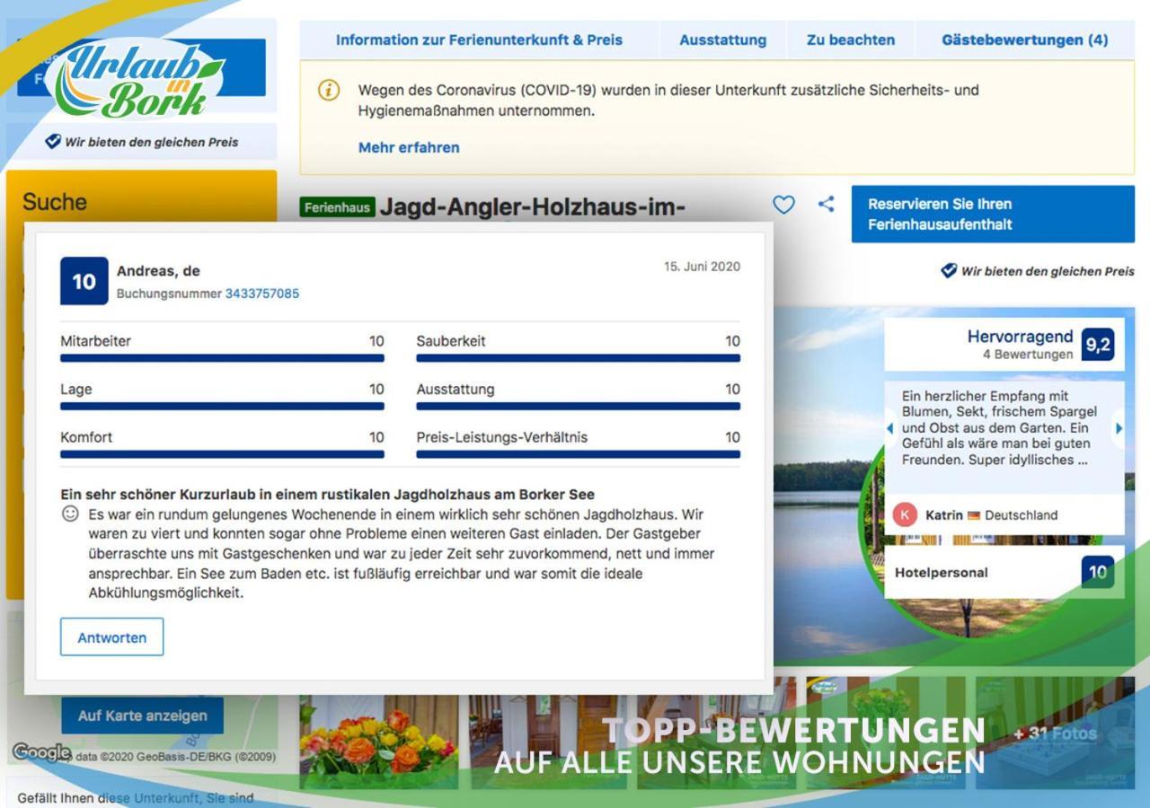 Jagd-Angler-Suite-03-Im-Wald-Am-See Kyritz Exteriér fotografie